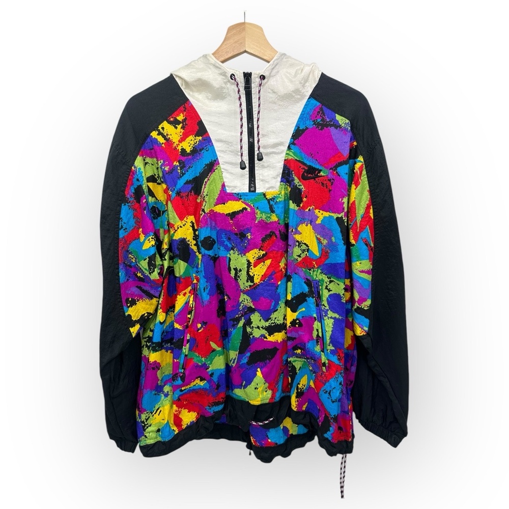 Nike Multicolor Vintage 90's Windbreaker Jacket Size M